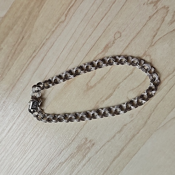 JB (Jacoby Bender) Silver Overlay Signed Bracelet Jaboby Bender - Picture 2 of 6